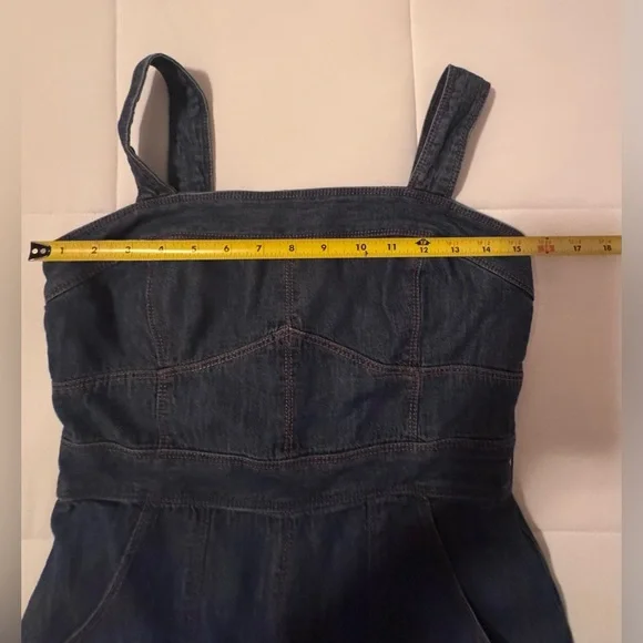 ANTHROPOLOGIE ET TWA Women's Blue
Chambray Wide Leg - Picture 11 of 16